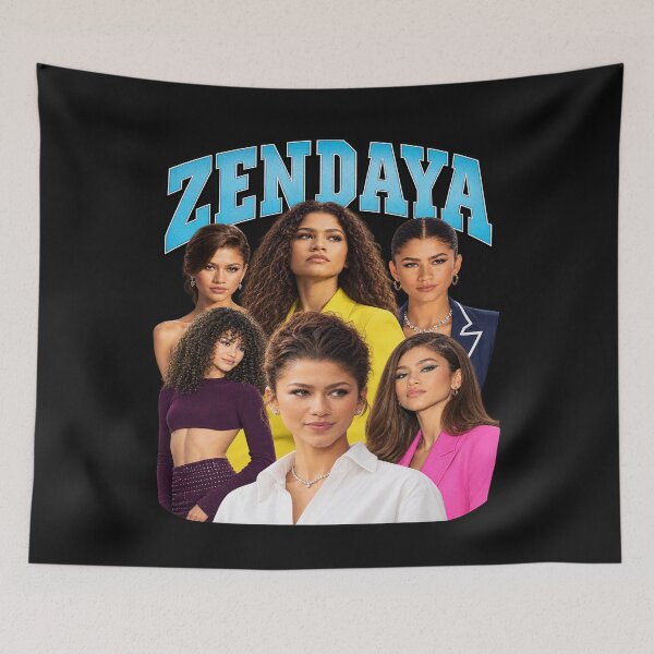 Item preview, Zendaya Vintage Magazine Style Portrait Collage – Retro Pop Culture Design designed and sold by Pitchou07.