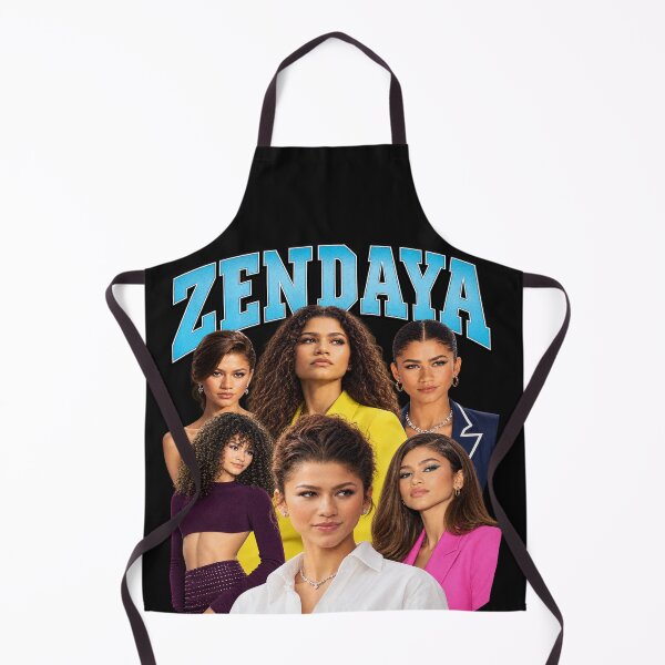 Aperçu de l'œuvre Collage de portraits de Zendaya dans le style des magazines vintage – Design rétro pop culture créée et vendue par Pitchou07.