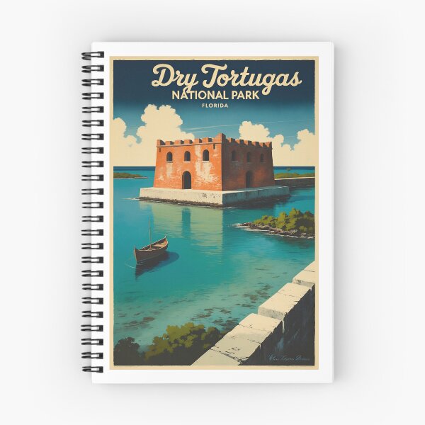 Item preview, Dry Tortugas Florida Retro Travel Art designed and sold by bobparduephoto.