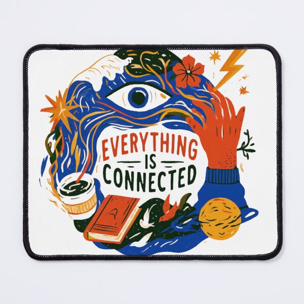 Item preview, Everything Is Connected Spiritual Nature Art designed and sold by HouseOfMitos.