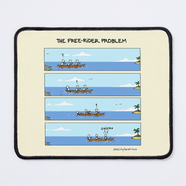 Item preview, The Free-rider Problem designed and sold by Sketchplanations.