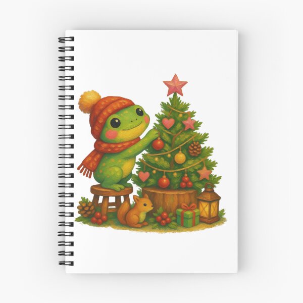 Item preview, Christmas frog decorating tree designed and sold by Bud the Pug & Friends .