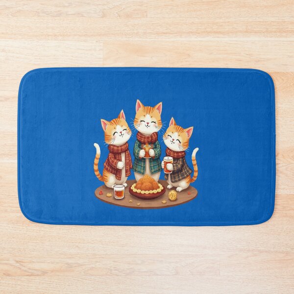 Item preview, Three Scottish Orange-Colored Feline Acquaintances designed and sold by taiche.