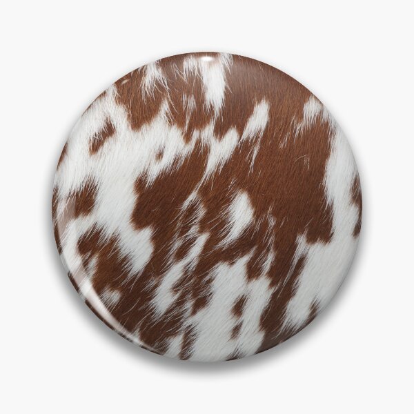 Item preview, Brown and white cowhide – rustic animal hide pattern designed and sold by Nicole Bleck.