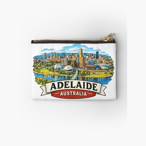 Artikelvorschau, Adelaide, Australien – Reisekunst entworfen und verkauft von vectcd.