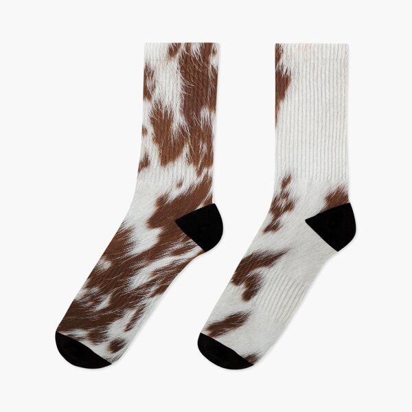 Item preview, Brown and white cowhide – rustic animal hide pattern designed and sold by Nicole Bleck.