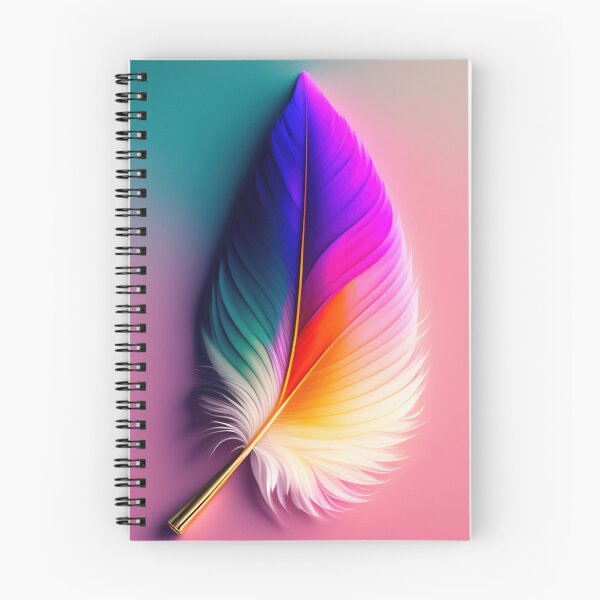 Item preview, Rainbow Gradient Feather Vector Aesthetic Phone Case designed and sold by NestTshirt.