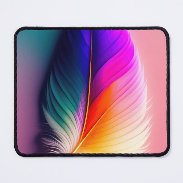 Item preview, Rainbow Gradient Feather Vector Aesthetic Phone Case designed and sold by NestTshirt.
