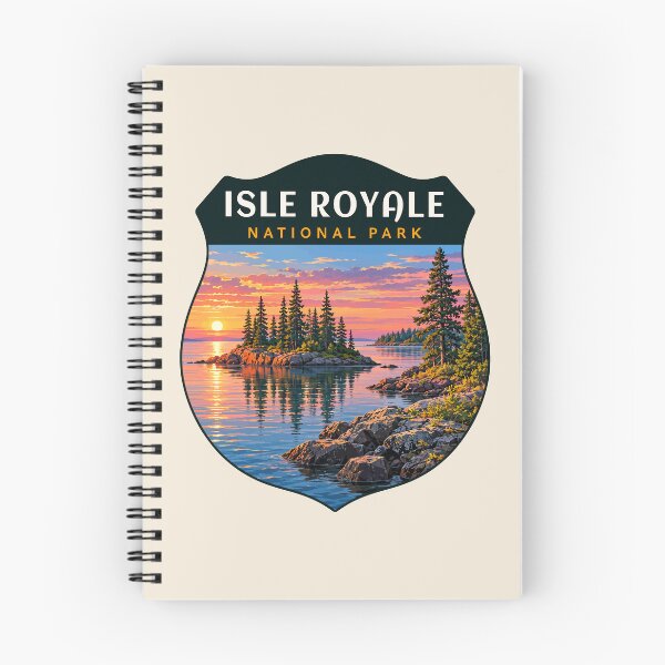 Item preview, Isle Royale National Park Retro Wilderness designed and sold by Gideon Emmerich.