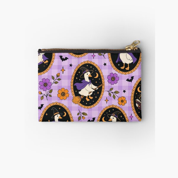 Item preview, Witchy Goose Halloween Gingham Pattern designed and sold by VibnWalls.