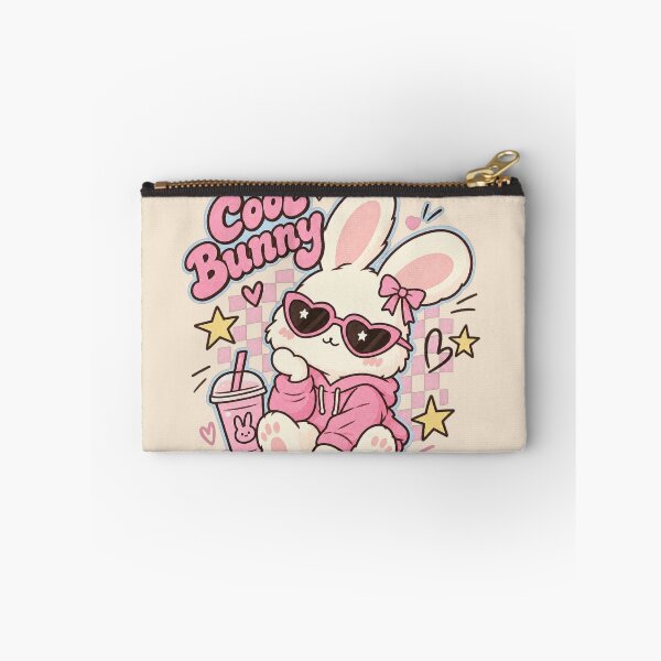 Item preview, Cute Cool Bunny Animal Avatar with Pink Hoodie designed and sold by LunaVales.