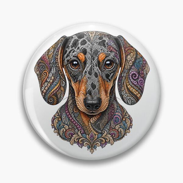 Item preview, Dapple Dachshund designed and sold by PaintedbyCarol.