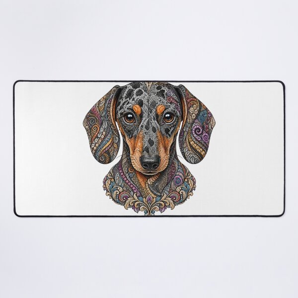Item preview, Dapple Dachshund designed and sold by PaintedbyCarol.