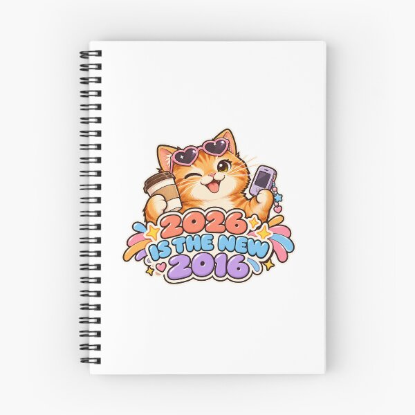 Item preview, 2026 Is the New 2016 Orange Cat Meme Sticker designed and sold by HappyLittleStudio.