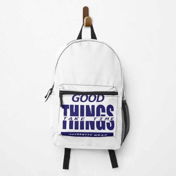 Item preview, Good Things Take Time Dark Blue Typography T-Shirt Design designed and sold by Carftora786.
