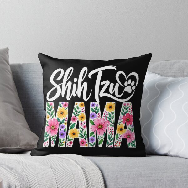 Item preview, Shih Tzu Mama Funny Dog Mom Shih Tzu Lover Pet Owner T-Shirt designed and sold by Trendably.