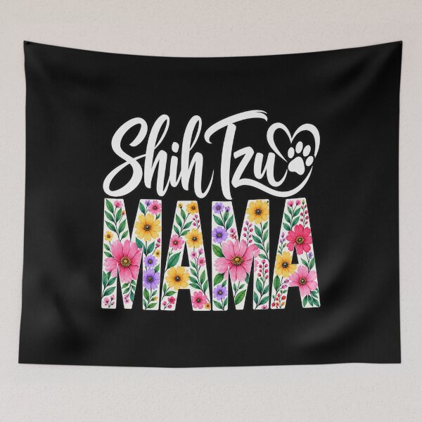 Item preview, Shih Tzu Mama Funny Dog Mom Shih Tzu Lover Pet Owner T-Shirt designed and sold by Trendably.