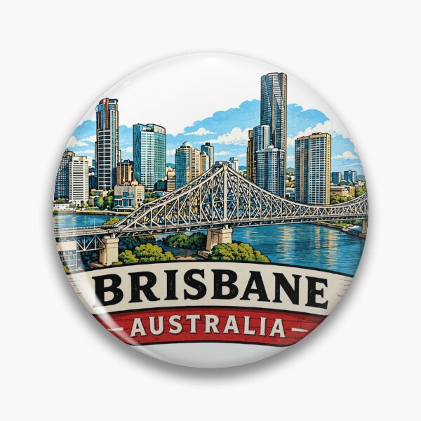 Item preview, Brisbane Australia - Travel Art designed and sold by vectcd.
