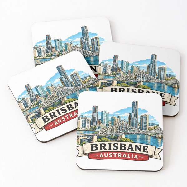 Item preview, Brisbane Australia - Travel Art designed and sold by vectcd.