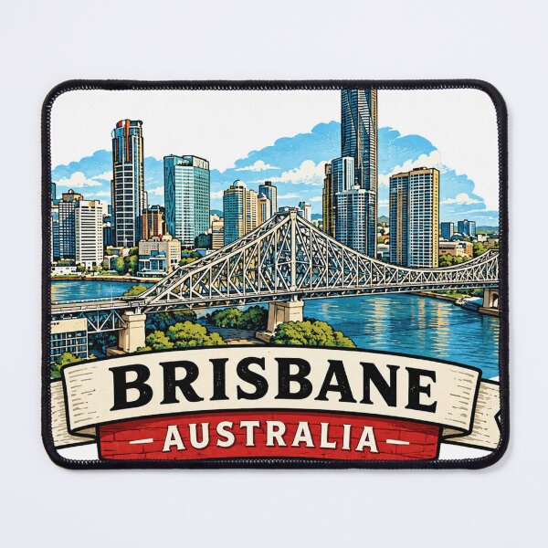 Item preview, Brisbane Australia - Travel Art designed and sold by vectcd.