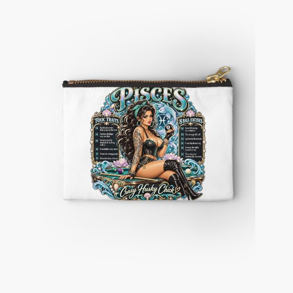 Item preview, Pisces Pool Player Toxic Traits & 8 Ball Excuses | Crazy Husky Chick designed and sold by Crazyhuskychick.