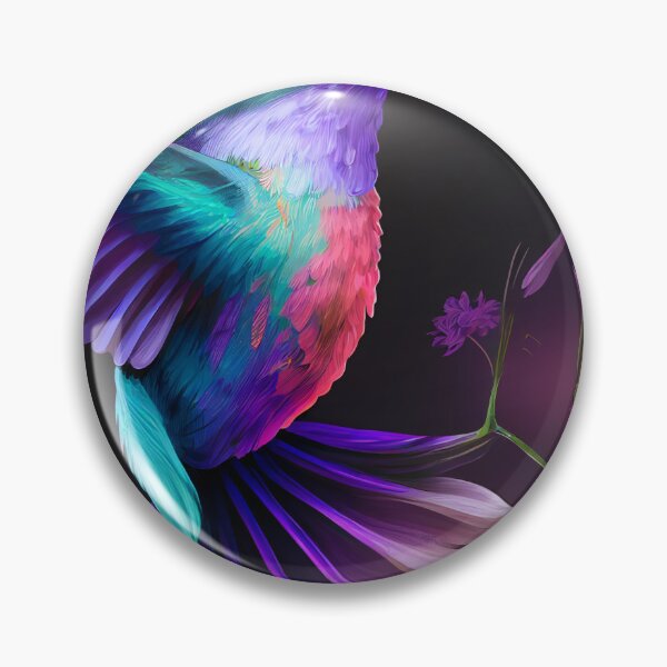 Item preview, Neon Colorful Hummingbird Floral Illustration Phone Case designed and sold by NestTshirt.