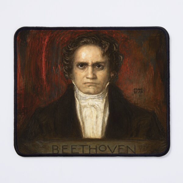 Item preview, Beethoven Wall Art, Ludwig van Beethoven Portrait Print, Franz von Stuck Vintage Art designed and sold by RickE.