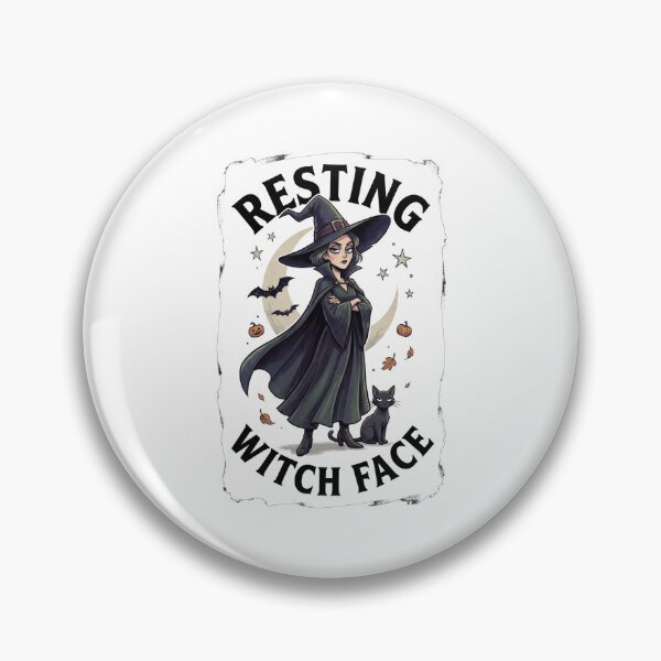 Item preview, Resting Witch Face Halloween Shirt – Funny Witchcore T-Shirt designed and sold by SAJ Design Studio.