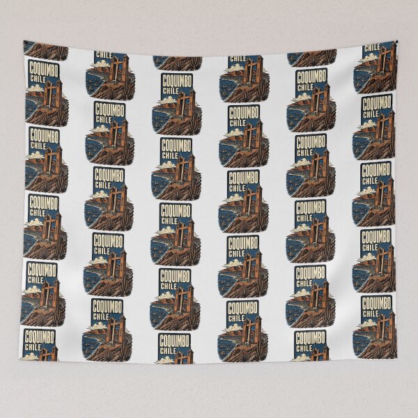Item preview, Coquimbo Chile Vintage Travel Tourism designed and sold by TravelersGems.