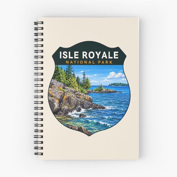 Item preview, Isle Royale National Park Retro Wilderness designed and sold by Gideon Emmerich.