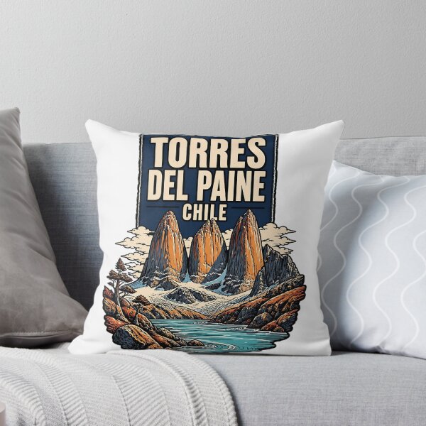 Item preview, Torres Del Paine Chile Vintage Travel Tourism designed and sold by TravelersGems.