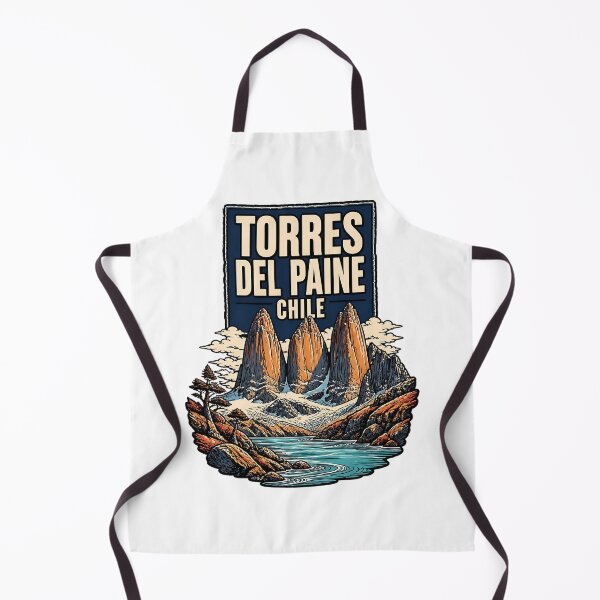 Item preview, Torres Del Paine Chile Vintage Travel Tourism designed and sold by TravelersGems.