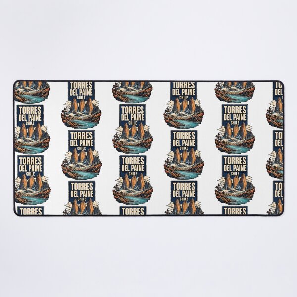 Item preview, Torres Del Paine Chile Vintage Travel Tourism designed and sold by TravelersGems.