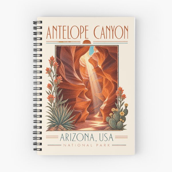 Item preview, Antelope Canyon, Arizona, USA [Vintage Illustration] designed and sold by elektronen.