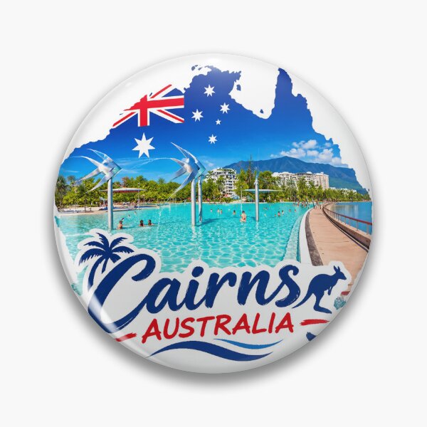 Artikelvorschau, Cairns, Queensland, Australien – Reisekunst entworfen und verkauft von vectcd.