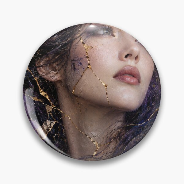 Item preview, Mystery — Japanese Kintsugi Female Portrait designed and sold by KINTSUGI-LUMI.