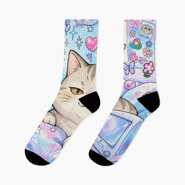 Item preview, Cute Y2K Cat Retro Collage designed and sold by Iampoji.