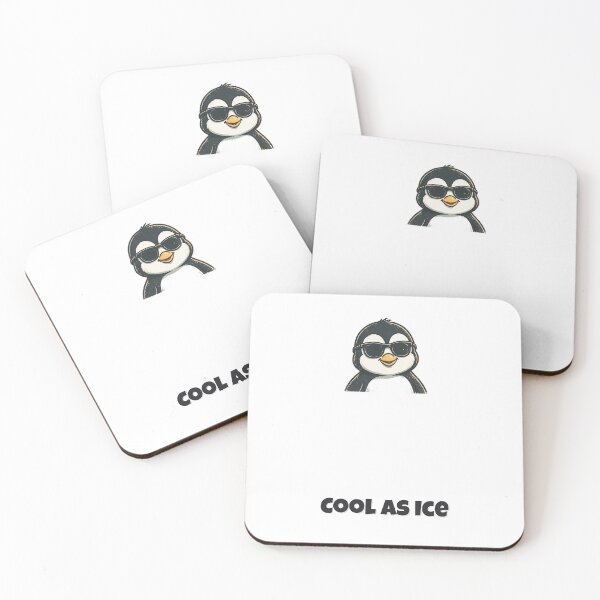 Item preview, Cool As Ice Funny Penguin designed and sold by jnhayes13.