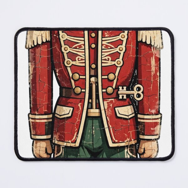 Item preview, Vintage Wooden Nutcracker Soldier - Retro Christmas Toy Tee designed and sold by KERK Art and Design.