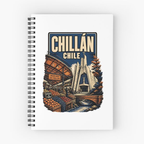Item preview, Chillan Chile Vintage Travel Tourism designed and sold by TravelersGems.