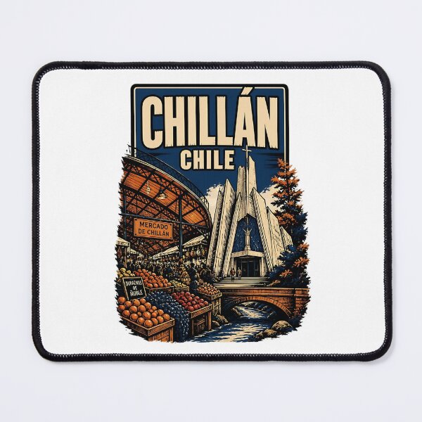 Item preview, Chillan Chile Vintage Travel Tourism designed and sold by TravelersGems.