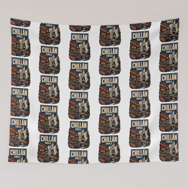 Item preview, Chillan Chile Vintage Travel Tourism designed and sold by TravelersGems.