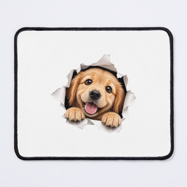 Item preview, Cute Golden Retriever Puppy Peekaboo designed and sold by Marty Mosaic.