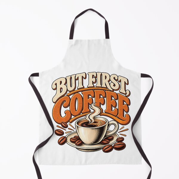Item preview, But First Coffee Vintage Retro designed and sold by Neuban.