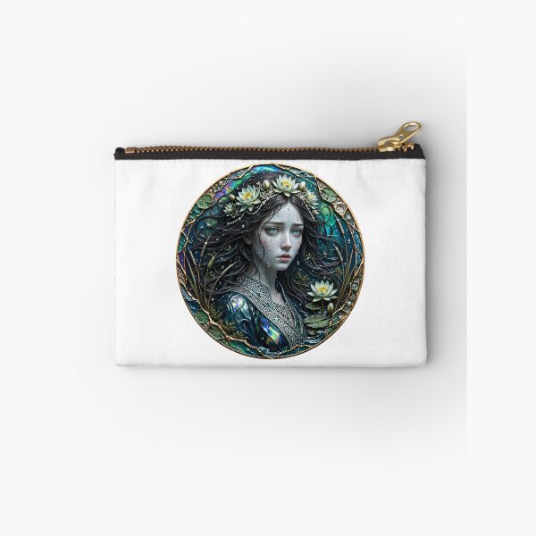 Item preview, Rusalka Water Nymph Mystic Lake Goddess Art Print designed and sold by  One City Two Children Studio.