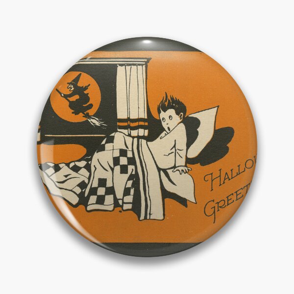 Item preview, Halloween Greetings Vintage Postcard, circa 1912 designed and sold by Exhumed Archives.