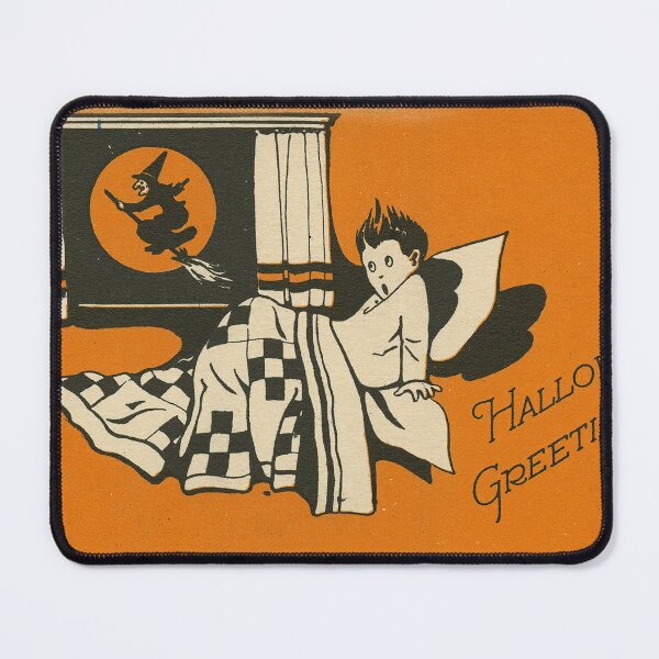 Item preview, Halloween Greetings Vintage Postcard, circa 1912 designed and sold by Exhumed Archives.