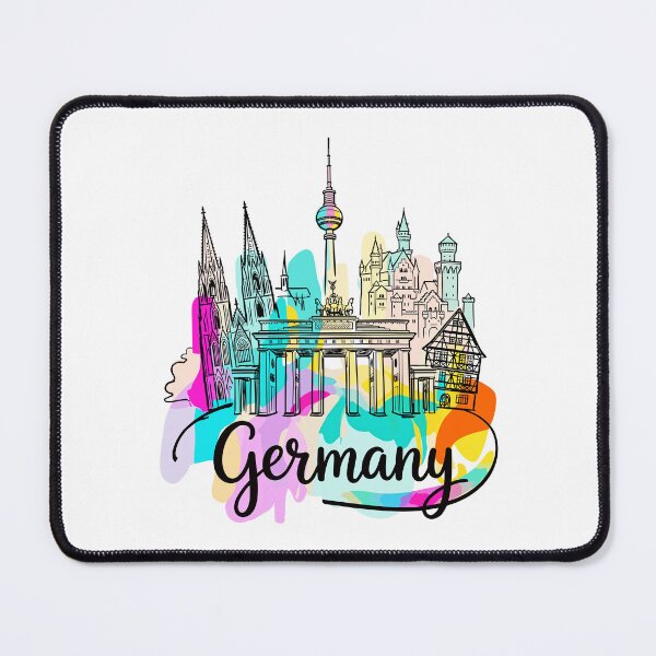 Item preview, Germany Travel Art - Iconic Landmarks designed and sold by EdwinkOne.