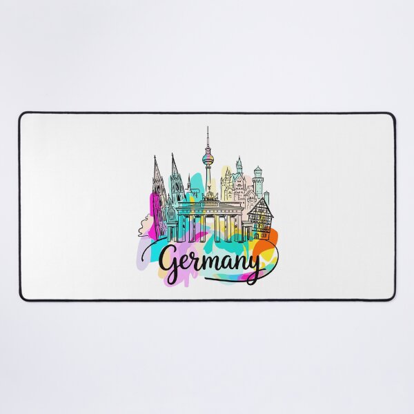 Item preview, Germany Travel Art - Iconic Landmarks designed and sold by EdwinkOne.