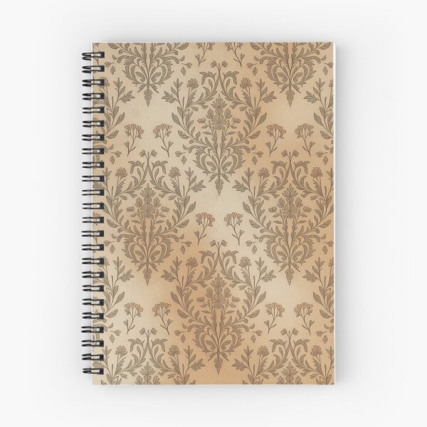 Item preview, Classic Soft Gold Tone on Tone Damask Aged Pattern designed and sold by Mindful Wall Art Studio.